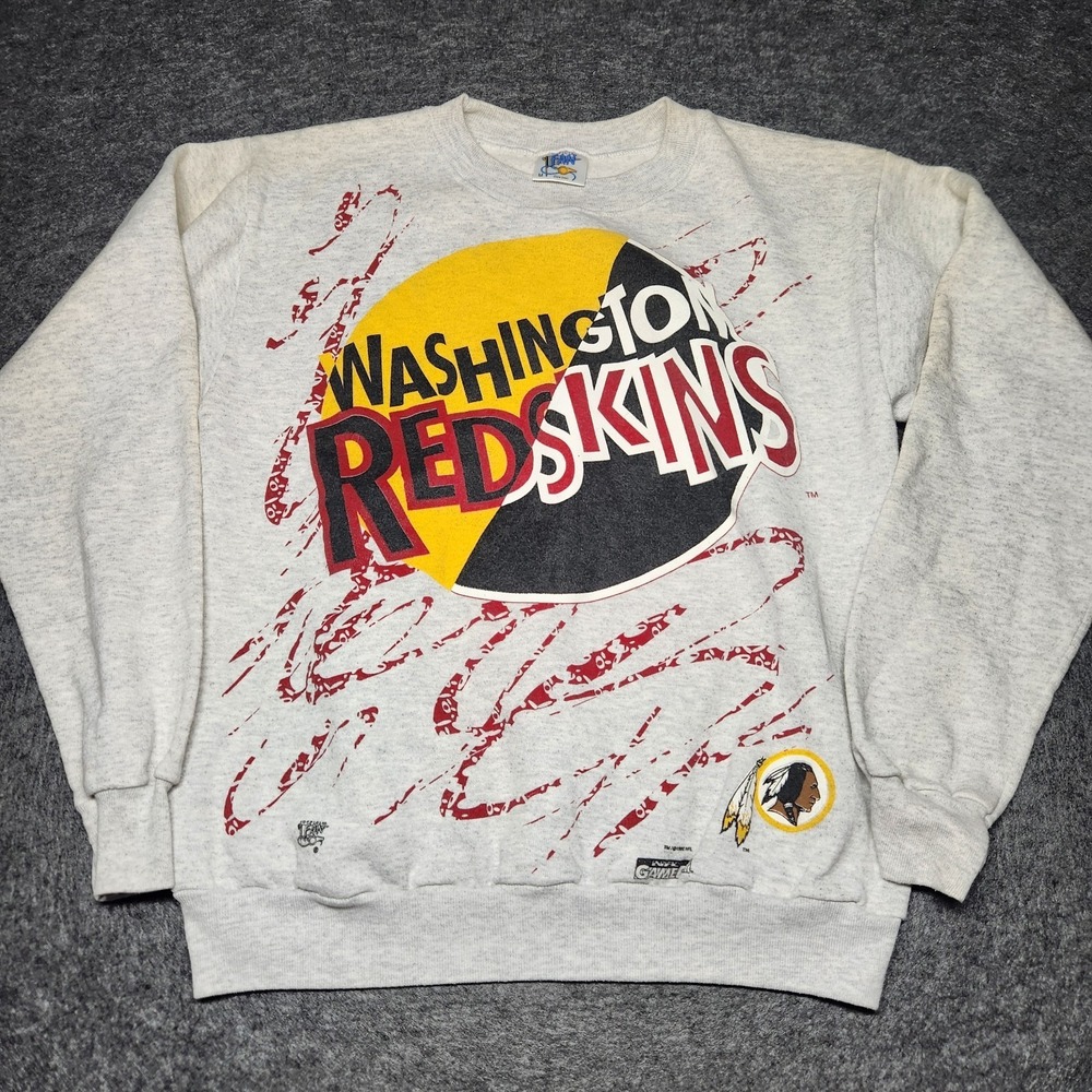 Vtg Washington Redskins Official Fan NFL Game Day‎ 1992 Sweatshirt M Commanders